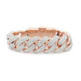 37.45CT. Diamond Elite Miami Bracelet w/ 10pt. on Lock - White Carat - USA & Canada